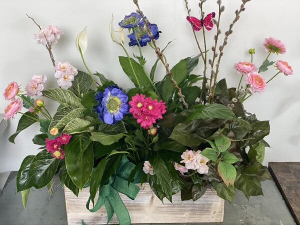 European Garden Triple Basket