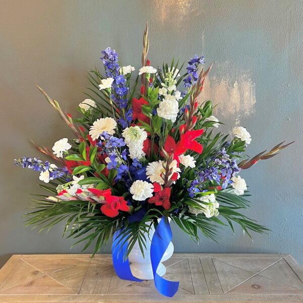 Patriotic Tribute Urn Arrangement