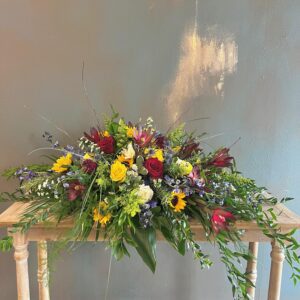 Sunflower Serenade Casket Piece