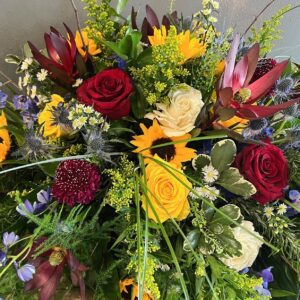 Sunflower Serenade Standing Spray