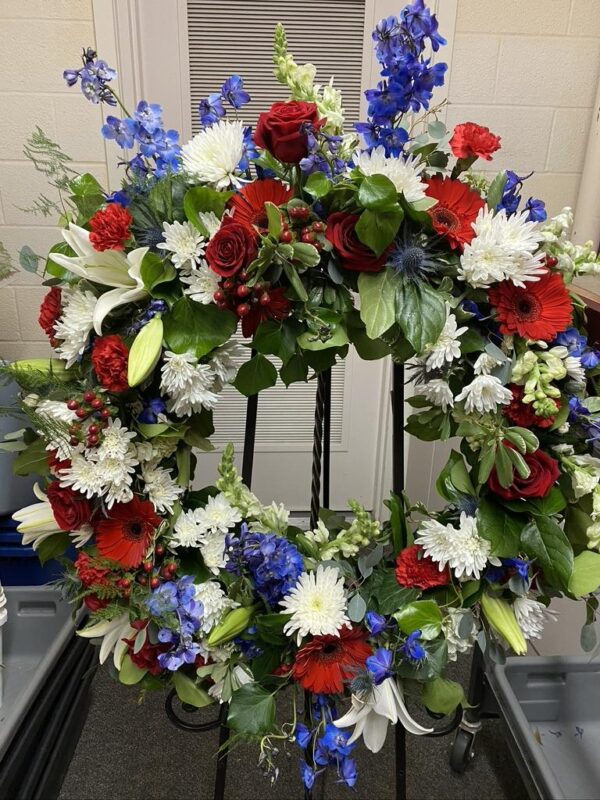 The Hillside Red White & Blue