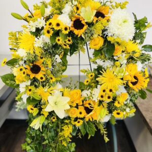 The Hillside Yellow & White