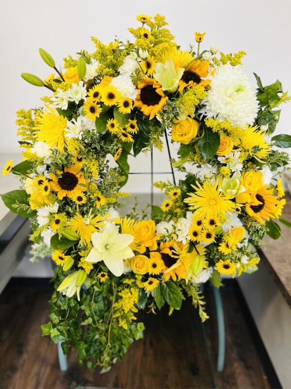 The Hillside Yellow & White