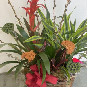 European Garden Triple Basket